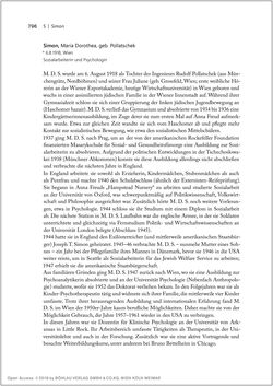 Image of the Page - 796 - in Biografien bedeutender österreichischer Wissenschafterinnen - »Die Neugier treibt mich, Fragen zu stellen«