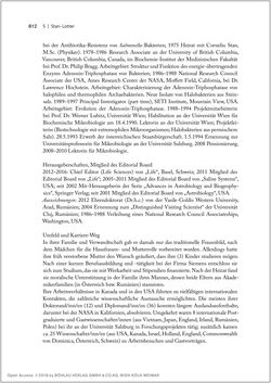 Image of the Page - 812 - in Biografien bedeutender österreichischer Wissenschafterinnen - »Die Neugier treibt mich, Fragen zu stellen«