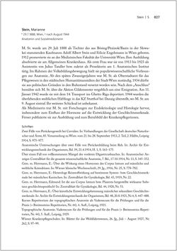 Image of the Page - 827 - in Biografien bedeutender österreichischer Wissenschafterinnen - »Die Neugier treibt mich, Fragen zu stellen«