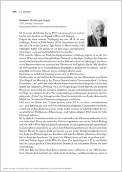 Image of the Page - 846 - in Biografien bedeutender österreichischer Wissenschafterinnen - »Die Neugier treibt mich, Fragen zu stellen«