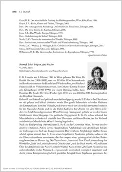 Image of the Page - 848 - in Biografien bedeutender österreichischer Wissenschafterinnen - »Die Neugier treibt mich, Fragen zu stellen«