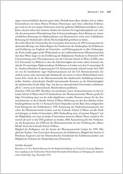Bild der Seite - 887 - in Biografien bedeutender österreichischer Wissenschafterinnen - »Die Neugier treibt mich, Fragen zu stellen«