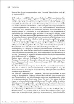 Image of the Page - 898 - in Biografien bedeutender österreichischer Wissenschafterinnen - »Die Neugier treibt mich, Fragen zu stellen«