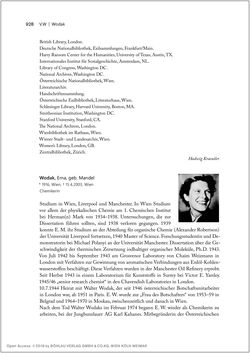 Image of the Page - 928 - in Biografien bedeutender österreichischer Wissenschafterinnen - »Die Neugier treibt mich, Fragen zu stellen«