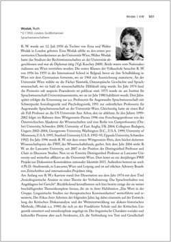 Image of the Page - 931 - in Biografien bedeutender österreichischer Wissenschafterinnen - »Die Neugier treibt mich, Fragen zu stellen«