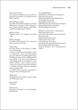 Image of the Page - 985 - in Biografien bedeutender österreichischer Wissenschafterinnen - »Die Neugier treibt mich, Fragen zu stellen«