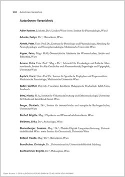 Image of the Page - 986 - in Biografien bedeutender österreichischer Wissenschafterinnen - »Die Neugier treibt mich, Fragen zu stellen«