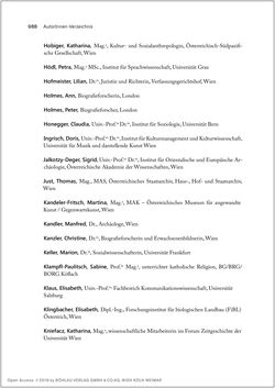 Image of the Page - 988 - in Biografien bedeutender österreichischer Wissenschafterinnen - »Die Neugier treibt mich, Fragen zu stellen«