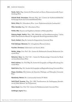 Image of the Page - 990 - in Biografien bedeutender österreichischer Wissenschafterinnen - »Die Neugier treibt mich, Fragen zu stellen«