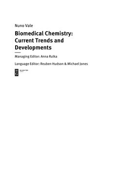 Bild der Seite - (000003) - in Biomedical Chemistry: Current Trends and Developments