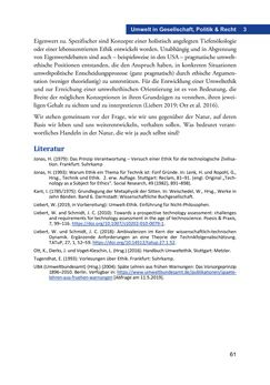 Image of the Page - 61 - in Umwelt- und Bioressourcenmanagement für eine nachhaltige Zukunftsgestaltung
