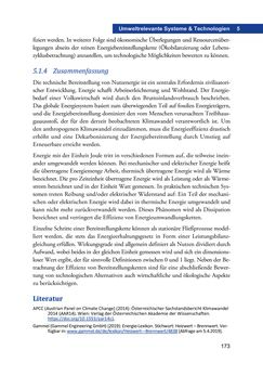 Bild der Seite - 173 - in Umwelt- und Bioressourcenmanagement für eine nachhaltige Zukunftsgestaltung