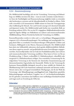 Image of the Page - 202 - in Umwelt- und Bioressourcenmanagement für eine nachhaltige Zukunftsgestaltung