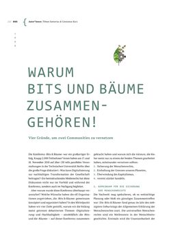 Image of the Page - 8 - in WAS BITS UND BÄUME VERBINDET - Digitalisierung nachhaltig gestalten