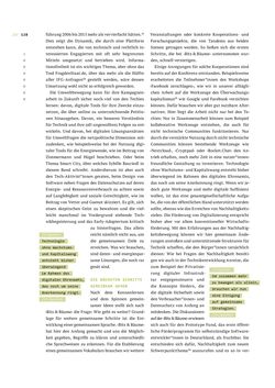 Bild der Seite - 128 - in WAS BITS UND BÄUME VERBINDET - Digitalisierung nachhaltig gestalten