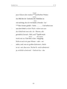 Image of the Page - 89 - in Blumen - Historisch-kritische Ausgabe