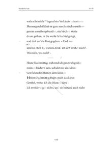 Image of the Page - 149 - in Blumen - Historisch-kritische Ausgabe