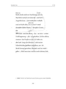 Image of the Page - 181 - in Blumen - Historisch-kritische Ausgabe