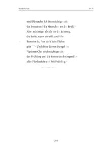 Image of the Page - 209 - in Blumen - Historisch-kritische Ausgabe