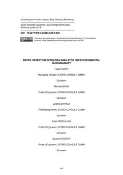 Bild der Seite - 409 - in Book of Full Papers - Symposium Hydro Engineering