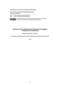 Image of the Page - 421 - in Book of Full Papers - Symposium Hydro Engineering