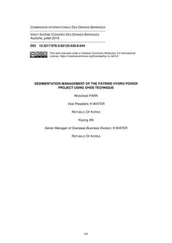 Image of the Page - 533 - in Book of Full Papers - Symposium Hydro Engineering