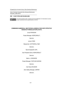 Image of the Page - 1057 - in Book of Full Papers - Symposium Hydro Engineering