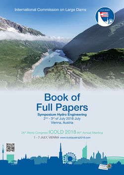 Image of the Page - Einband vorne - in Book of Full Papers - Symposium Hydro Engineering