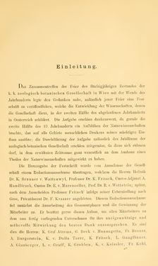 Image of the Page - (000005) - in Botanik und Zoologie in Österreich - In den Jahren 1850 bis 1900
