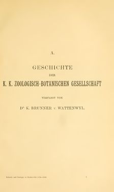 Bild der Seite - (000013) - in Botanik und Zoologie in Österreich - In den Jahren 1850 bis 1900