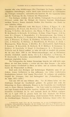 Bild der Seite - 15 - in Botanik und Zoologie in Österreich - In den Jahren 1850 bis 1900