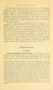 Bild der Seite - 21 - in Botanik und Zoologie in Österreich - In den Jahren 1850 bis 1900