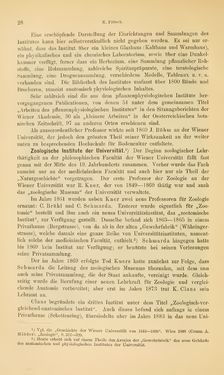 Bild der Seite - 28 - in Botanik und Zoologie in Österreich - In den Jahren 1850 bis 1900
