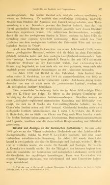 Bild der Seite - 29 - in Botanik und Zoologie in Österreich - In den Jahren 1850 bis 1900