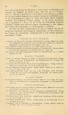 Bild der Seite - 40 - in Botanik und Zoologie in Österreich - In den Jahren 1850 bis 1900