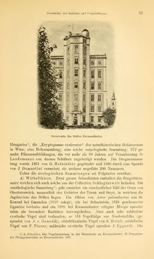 Bild der Seite - 57 - in Botanik und Zoologie in Österreich - In den Jahren 1850 bis 1900