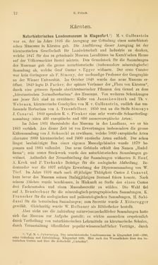 Bild der Seite - 72 - in Botanik und Zoologie in Österreich - In den Jahren 1850 bis 1900