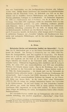 Bild der Seite - 74 - in Botanik und Zoologie in Österreich - In den Jahren 1850 bis 1900