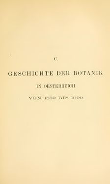 Image of the Page - 125 - in Botanik und Zoologie in Österreich - In den Jahren 1850 bis 1900