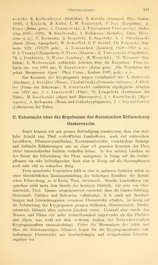 Image of the Page - 143 - in Botanik und Zoologie in Österreich - In den Jahren 1850 bis 1900
