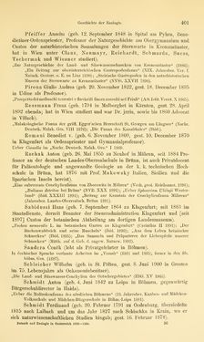Bild der Seite - 401 - in Botanik und Zoologie in Österreich - In den Jahren 1850 bis 1900