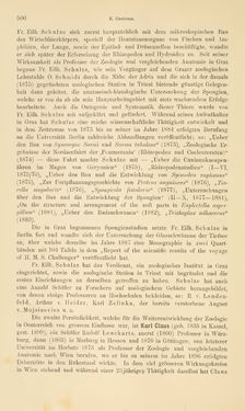 Bild der Seite - 500 - in Botanik und Zoologie in Österreich - In den Jahren 1850 bis 1900