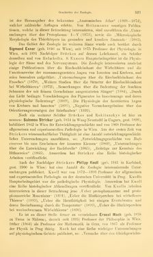 Bild der Seite - 521 - in Botanik und Zoologie in Österreich - In den Jahren 1850 bis 1900