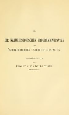 Image of the Page - 535 - in Botanik und Zoologie in Österreich - In den Jahren 1850 bis 1900