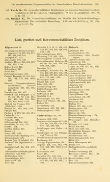 Bild der Seite - 591 - in Botanik und Zoologie in Österreich - In den Jahren 1850 bis 1900