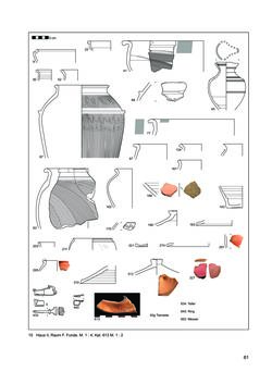 Image of the Page - 61 - in Ein Brandhorizont aus der Zeit der Markomannenkriege im südostnorischen Munizipium Flavia Solva