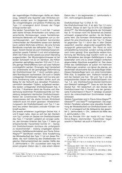 Image of the Page - 85 - in Ein Brandhorizont aus der Zeit der Markomannenkriege im südostnorischen Munizipium Flavia Solva