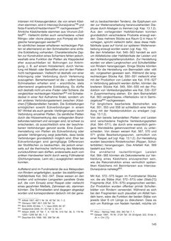 Image of the Page - 145 - in Ein Brandhorizont aus der Zeit der Markomannenkriege im südostnorischen Munizipium Flavia Solva