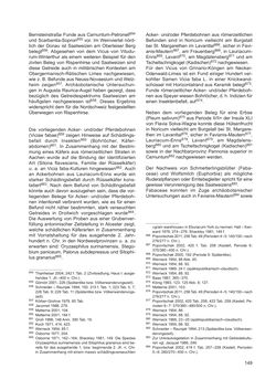 Image of the Page - 149 - in Ein Brandhorizont aus der Zeit der Markomannenkriege im südostnorischen Munizipium Flavia Solva