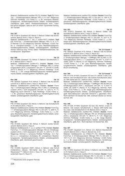Image of the Page - 226 - in Ein Brandhorizont aus der Zeit der Markomannenkriege im südostnorischen Munizipium Flavia Solva